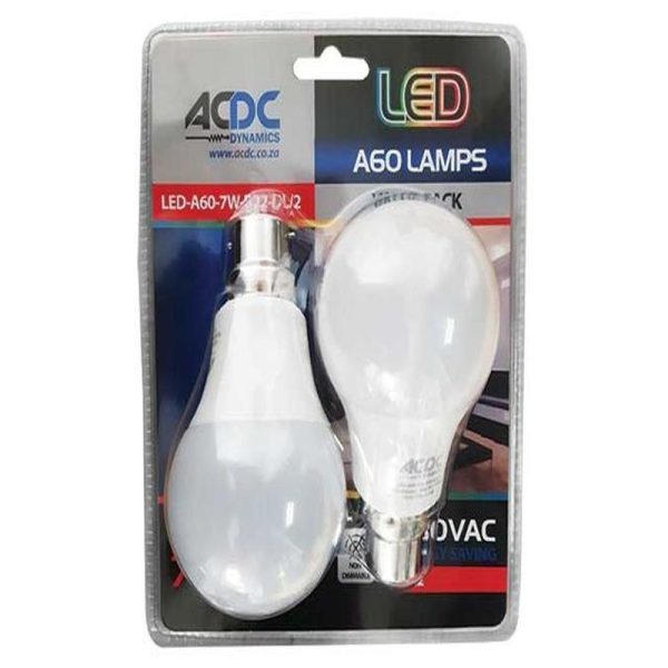 LED-A60-7W-B22 110-240V 7W DAYLIGHT BULB B22 - Image 3