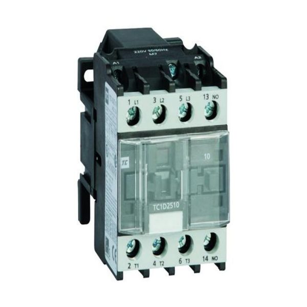 TC1-D0910 U 4KW 9A 3P CONTACTOR 1NO 240VAC COIL - Image 6