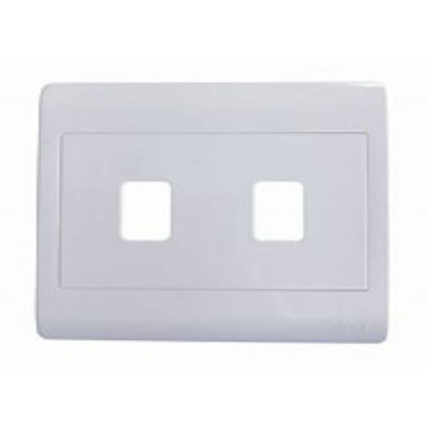 G005-P GRID PLATE 2LVR 4X4 WHTE - Image 3