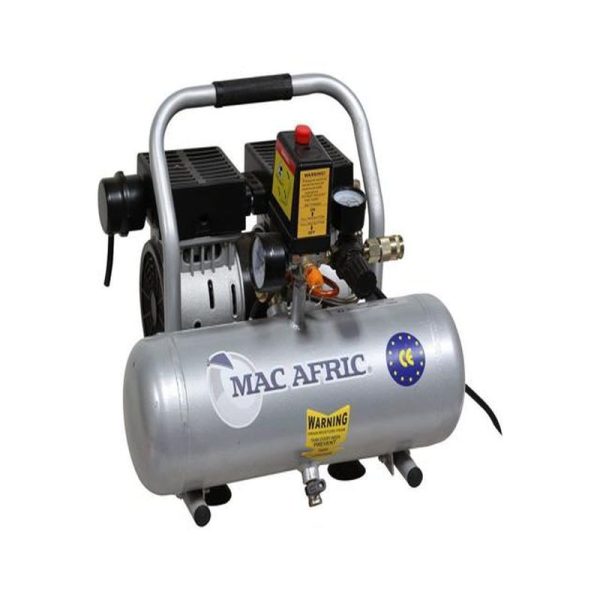 6L 3/4HP SILENT AIR COMPRESSOR ALUMINIUM - Image 3