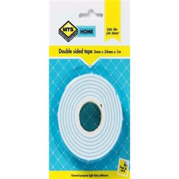 MTS0082 MTS HOME DOUBLE SIDED TAPE 3MMX24MMX2M - Image 3