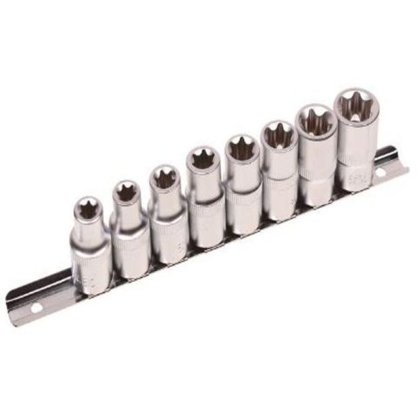 TORX SOCKET SET FEMALE 1/2" 10/11/12/14/16/18/20/22 - Image 3
