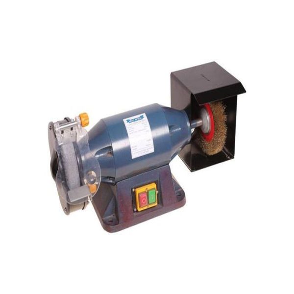 6" 150MM BENCH GRINDER WITH WIRE POLISHER BOX - Image 3