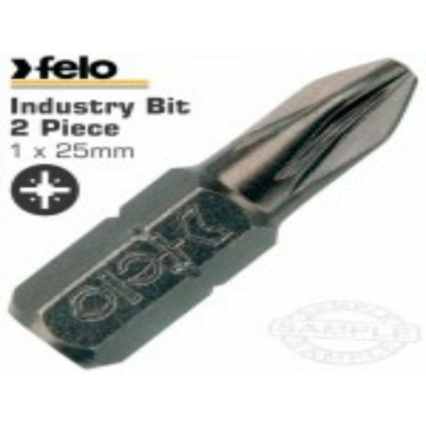 FELO POZI PZ1 X 25MM 2PC INS BIT - Image 3