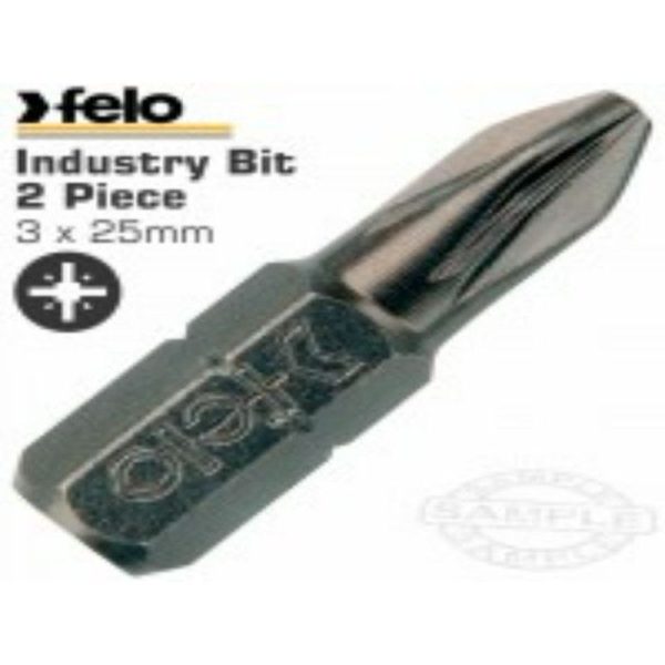 FELO POZI PZ3 X 25MM 2PC INS. BIT - Image 3