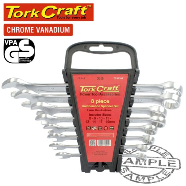 8PCE COMBINATION SPANNER SET - Image 2