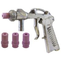 SAND BLAST GUN WITH 4 PINK CERAMIC NOZZLES