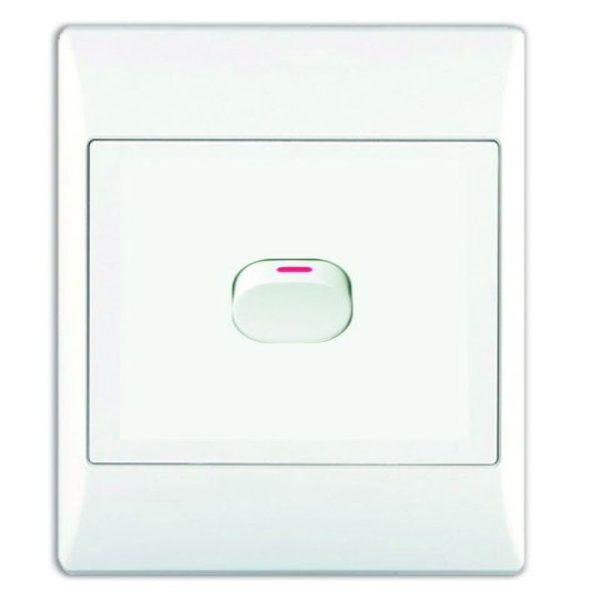 1-LEVER 1-WAY SWITCHED 2X4 C/W WHITE COVER PLATE - Image 5