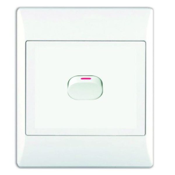 1-LEVER 2-WAY SWITCH 2X4 C/W WHITE COVER PLATE - Image 5