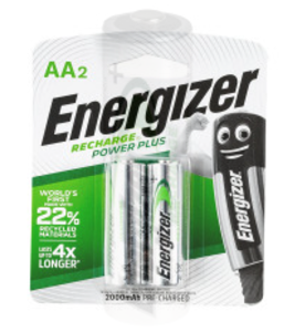 ENERGIZER RECHARGE 2000MAH AA 2 PACK