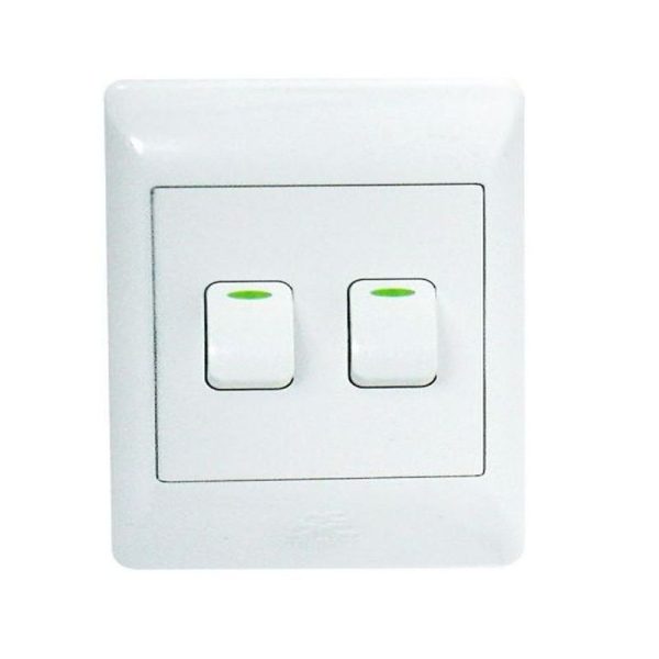 2-LEVER 2-WAY SWITCH 2X4 C/W WHITE COVER PLATE - Image 5