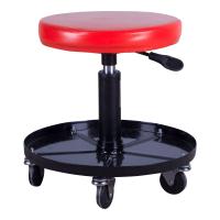 ADJUSTABLE ROUND CREEPER SEAT W/TOOL TRAY
