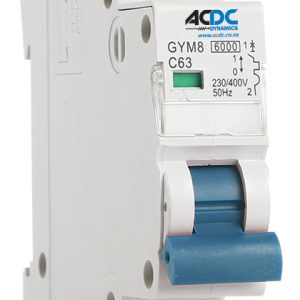 25AMP 1P 4.5KA C CURVE DIN BREAKER