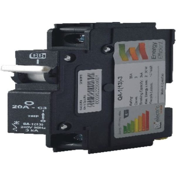 QA1 20A 1P 3KA CBI WHT TOGGLE - Image 3