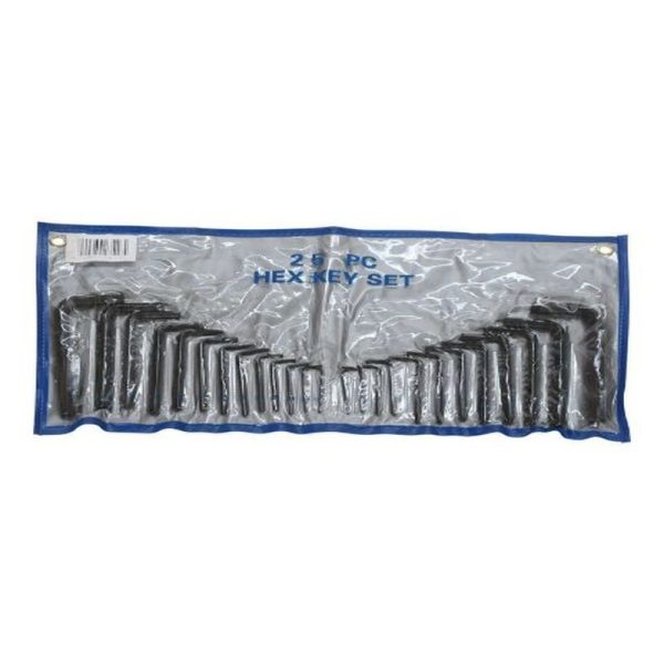 25 PCE HEX KEY SET (METRIC & IMPERIAL) - Image 5