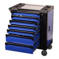 7 DRAWER TOOL CABIN 207 PIECE TOOLS BLUE ON WHEELS