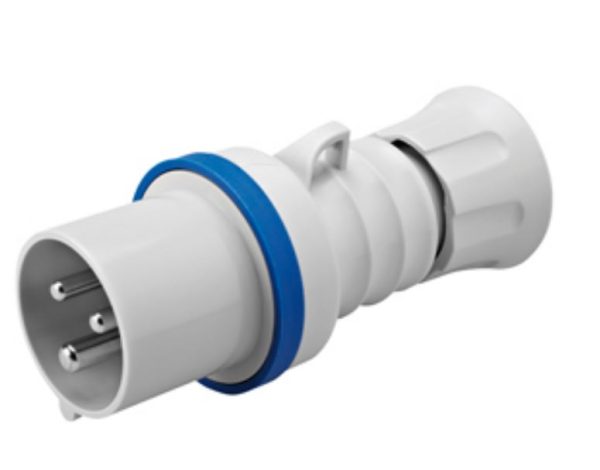 16A 2P+E 230V PLUG IP44 6H INDUST