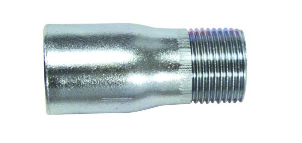 Male thread adaptor 25mm galv steel