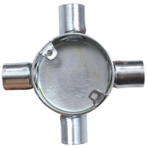 25MM 4 WAY GALV BOX