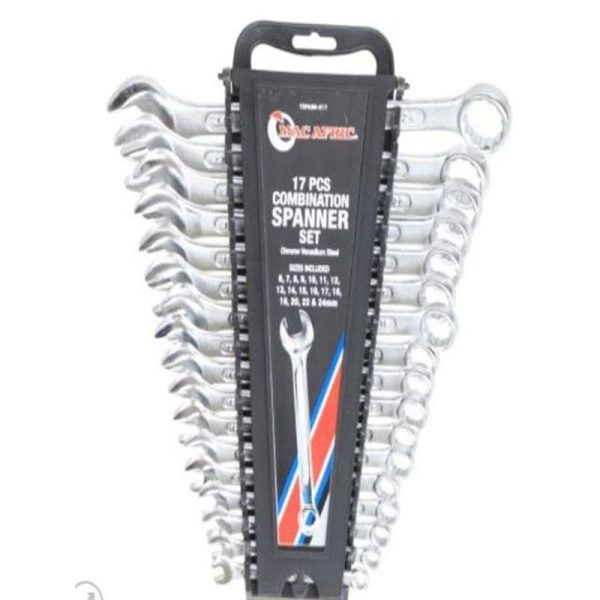 17 PCE COMBO SPANNER SET C/VANAD (6-24MM) - Image 6