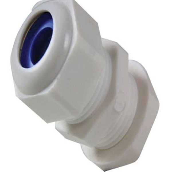 SIZE 0 WHITE PVC COMPRESSION GLAND SCREW IN - Image 6