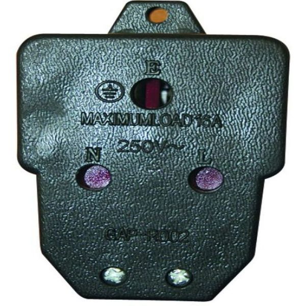 JANUS COUPLER DOUBLE BLACK RUBBER 15A - Image 5