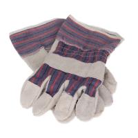 CANDY STRIPE PIG SKIN GLOVES SAFETY CUFFED