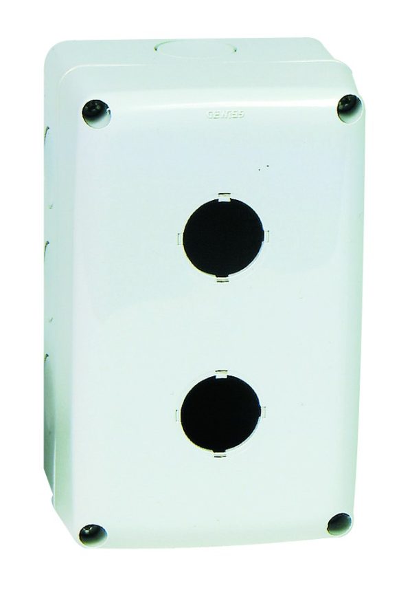 2WAY PUSHBUTTON ENCLOSURE GREY