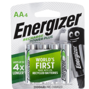 ENERGIZER RECHARGE 2000MAH AA 4PACK