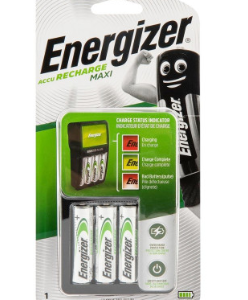 MAXI CHARGER WITH 4X 2000MAH AA BATTERIES