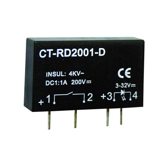 4ADC SSR IN 3-32VDC,OUT 3-60VDC PCB