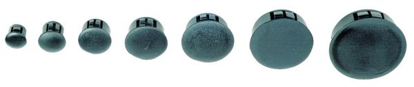 HOLE PLUG BLACK 22MM