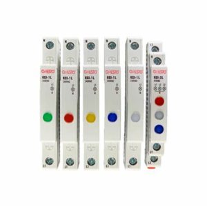 9MM GREEN LED IND DIN RAIL PILOT LIGHT