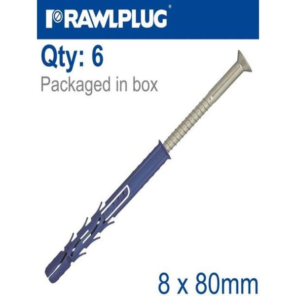 NYL FRAME FIXING ZP + CSK SCREW 8MM - Image 3