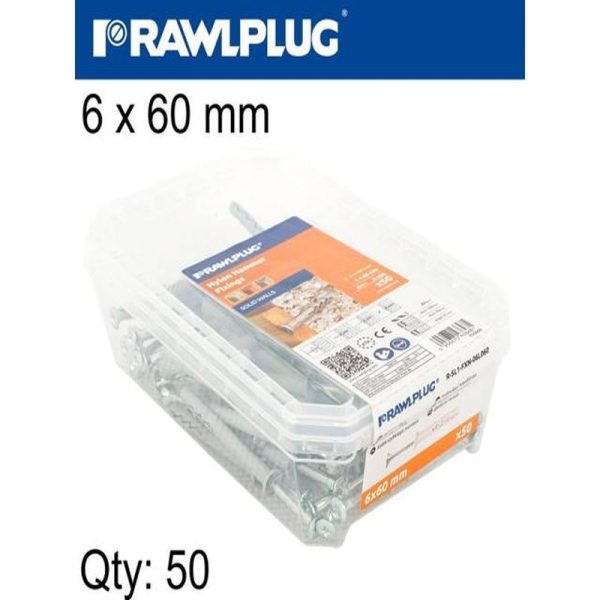 HAMMER IN FIXING 6 X 60MM CSK 50 PS - Image 3