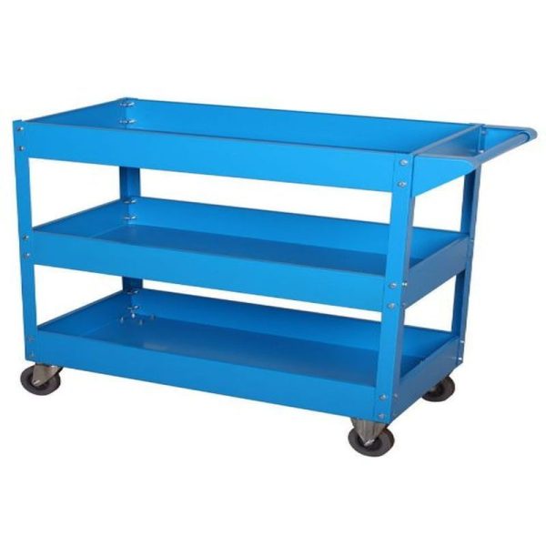 3 TIER SERVICE TROLLEY 810X390X750 INLCUDING WHEELS - Image 5
