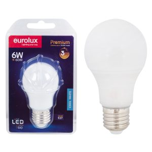 LED A50 GLOBE OPAL E27 6W WW