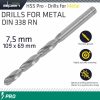 ALPEN PRO HSS 7.50MM DRILL DIN 338 RN - Image 3