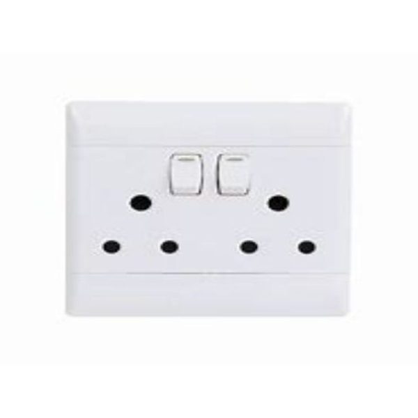 SOCKET OUTLET ROUND WHITE 6A - Image 3