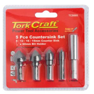COUNTERSUNK SET 5PCE CARBON STEEL