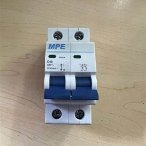 CIRCUID BREAKER, 6KA, 40A, 2 Poles, DC 250/500VDC GREY TOGGLE ONESTO