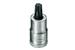 SOCKET GEDORE TORX 1/2" DR CARDED ITX19-T27 MALE