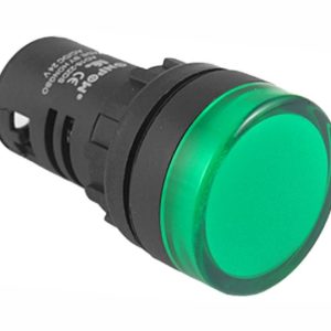 PILOT LIGHT GREEN LED AC 230V