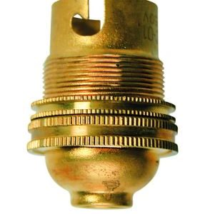 METAL LAMP HOLDER B22 10MM ENTRY